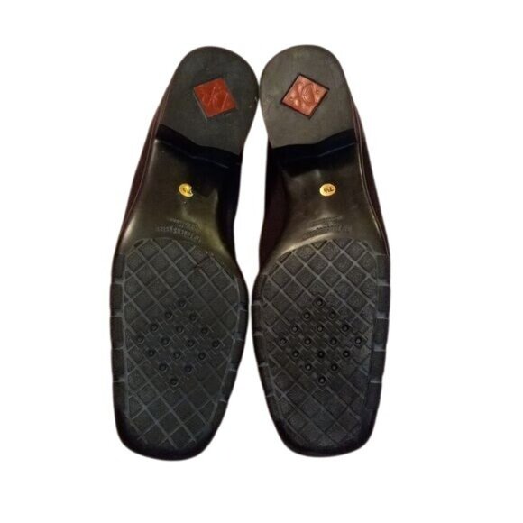 Donald J Pliner Size 7.5 Black Square Toe Slip On Shoes Sport Travel Air Touch - Picture 2 of 8